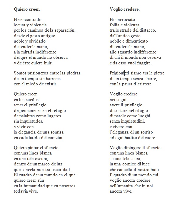 Poesie in spagnolo i nuovi orizzonti